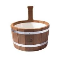 Шайка 5 л пласт.вставка ольха термо