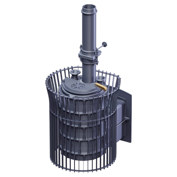Печь Банная AVANGARD ЗК 25 (П2) Ураган Тюльпан