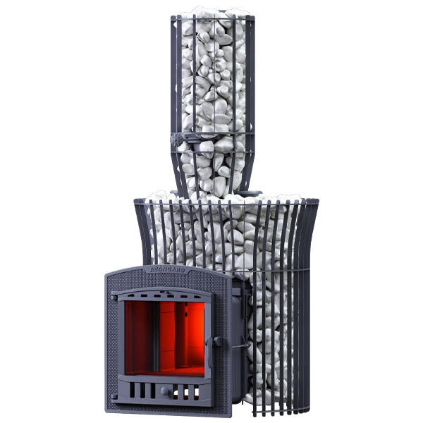 Печь Банная AVANGARD ЗК 25 (П2) Ураган Тюльпан