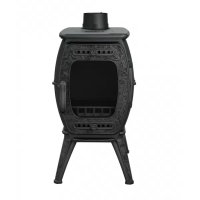 Интерьерная печь-камин "Бахта ||" (цв. чёрный)