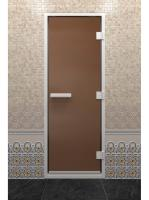 Дверь DoorWood  Хамам "Бронза матовое" 180х70