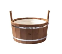 Шайка 20 л пласт.вставка ольха термо