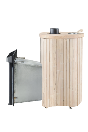 Печь для бани Оптима ПФ (Окаменевшее дерево -набор