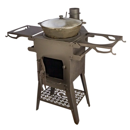 Печь варочно-отопительная "Бизон Премиум" 45 см