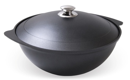 Алюмин.казан 4 л Kukmara антиприг.плоское дно,крыш