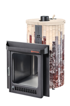 Печь для бани Оптима ПФ (Россо Леванте+Окаменевшее