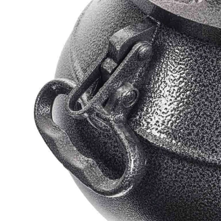 Афганский казан на  8 л,черный с боковыми ручками