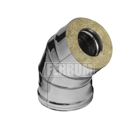 Сэндвич-колено 135(430/0,8мм + нерж.)Ф115х200