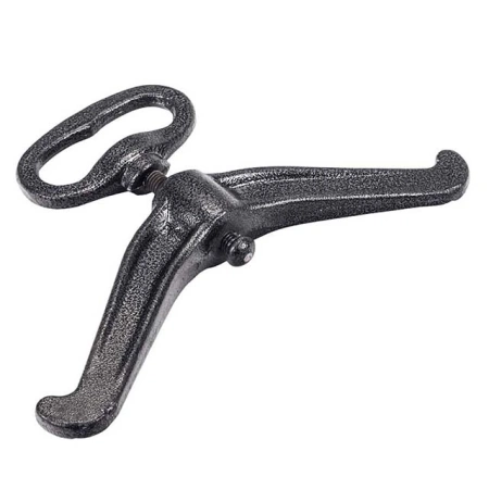 Афганский казан на 50 л,черный с боковыми ручками