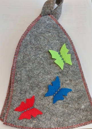 Шапка банная ПОЛЕТ БАБОЧЕК  ТМ