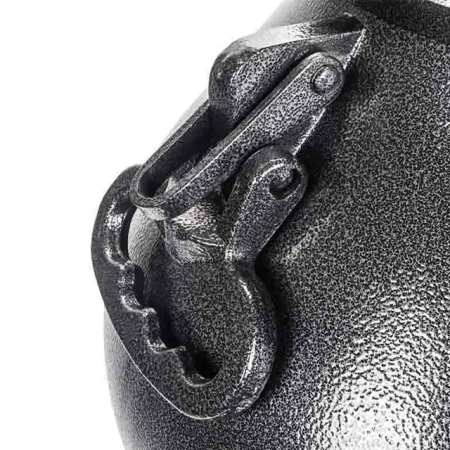 Афганский казан на 50 л,черный с боковыми ручками