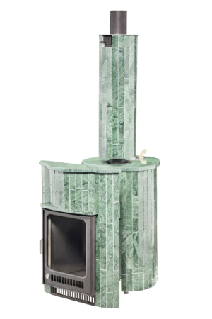 Печь для бани Оптима ПФ (Верде Гватемала -наборный