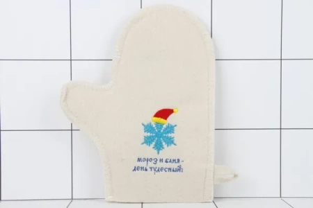 Рукавица эконом с вышевкой