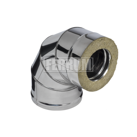 Сэндвич-колено 90 (430/0,5мм + нерж.)Ф150*210