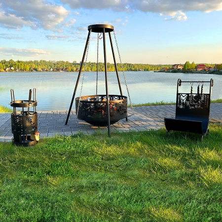 Каминный набор Везувий "Русский Лес" №410В