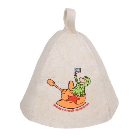 Шапка для бани Всегда в боевой готовности Hot Pot