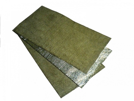 Лист базальтовый фольгир.1250х600 толщина 10мм