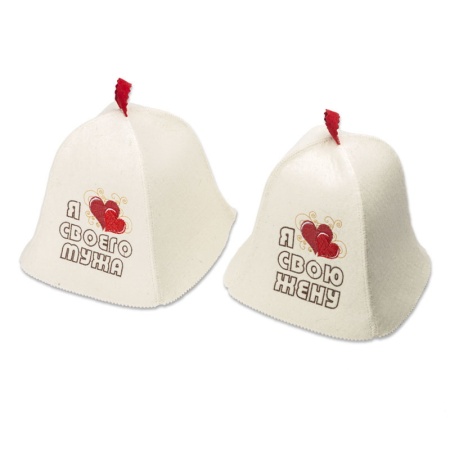 Комплект д\бани семейный (2 шапки) НП