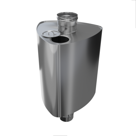 Бак "Каспий" треугольный на трубе 51л. Ф115