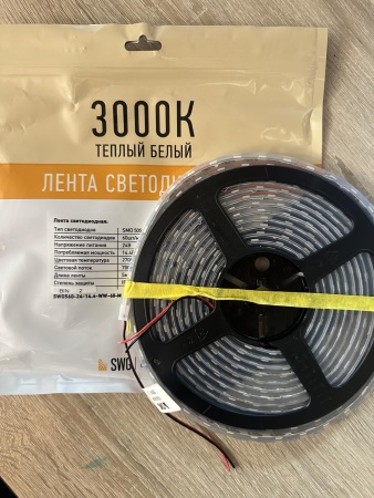 Светодиодная лента IP68 теплый белый 12V