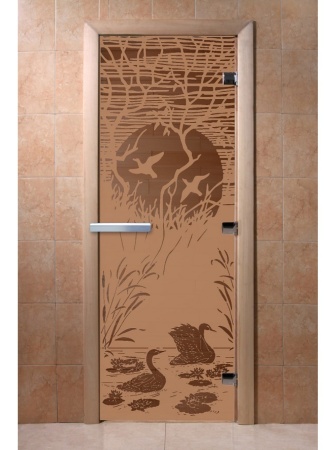 Дверь DoorWood "Лебелин.озер" Графит. 190 х 70