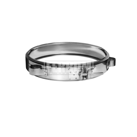 Хомут обжимной под растяжку(нерж.сталь 0,5 мм)ф197