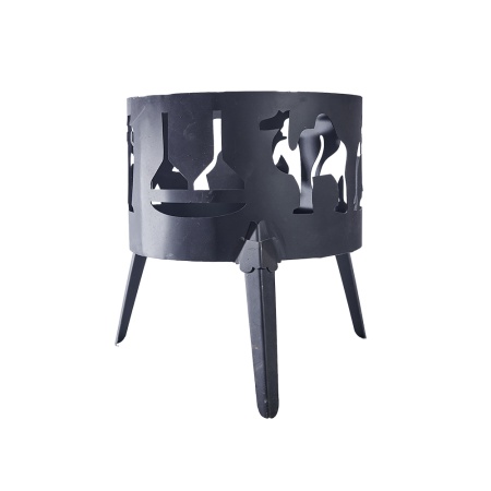 Кострище "Египет" 35 см окрашенное