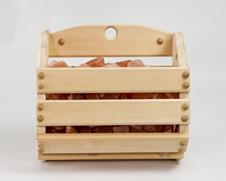 Корзинка с гималайской солью настенная