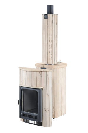 Печь для бани Оптима ПФ (Окаменевшее дерево -набор