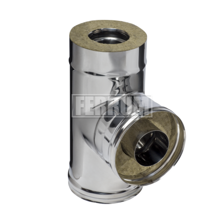 Сэндвич-тройник90(304/0,8мм+нерж.)Ф115х200 Austen