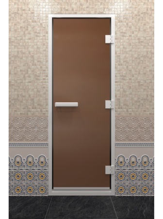 Дверь DoorWood  Хамам "Бронза матовое" 190х70
