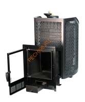 Печь банная чугунная "Амур" ЗК Панорамма Сетка