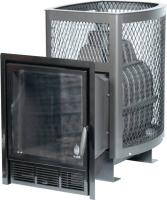 Печь банная чугунная Сибирь-20 ПРО Панорам. сетка