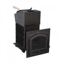 Печь банная Сибирь-25  дверца 545х545 ЗК