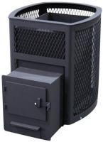 Печь банная "Копеечка" с ВТК (сетка высечка)